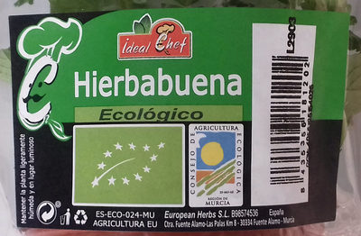 Hierbabuena ecológica - Ingredients - es
