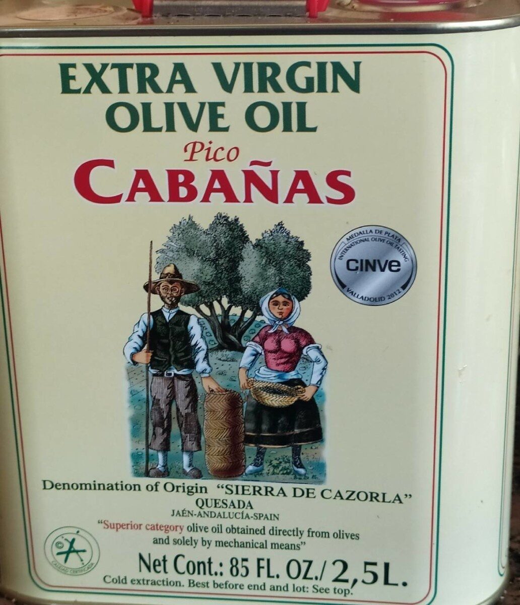 Aceite de oliva Virgen extra - Informació nutricional - es