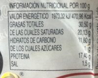 D.O.P. San Simón Da Costa - Informació nutricional - es