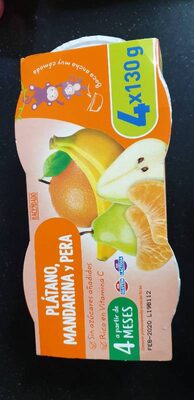 Plátano, mandarina y pera - 2
