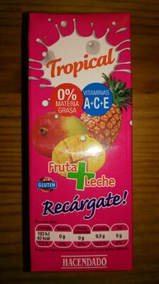 Zumo de frutas tropical + Leche - Producte - es