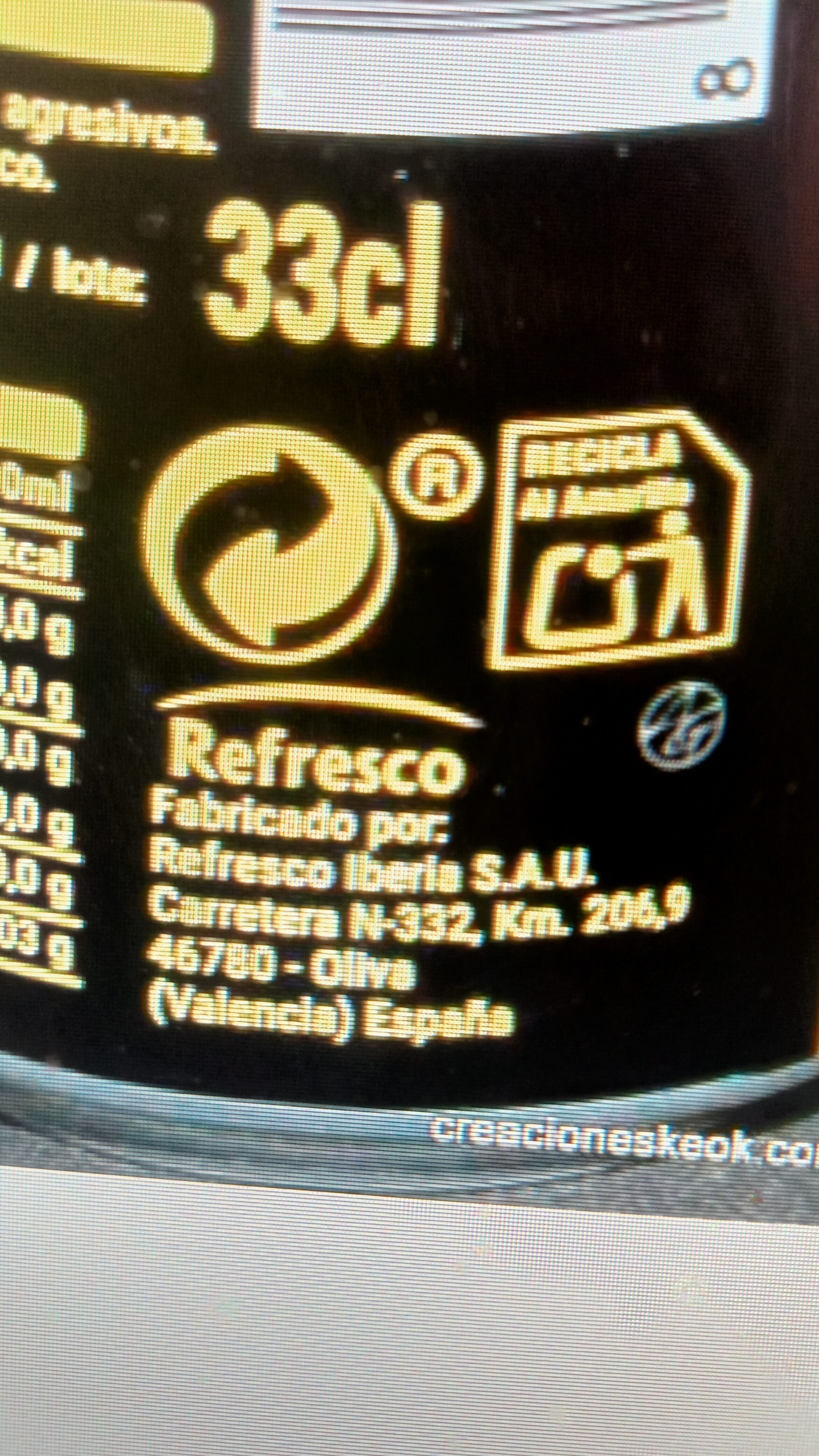 Fresh gas limón zero azúcar - Instruccions de reciclatge i/o informació d’embalatge - es