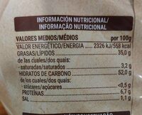 Patatas Fritas Churreria - Informació nutricional - es