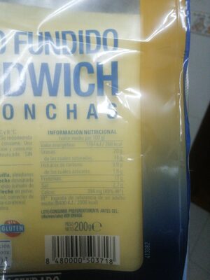 Queso fundido sandwich - Ingredients