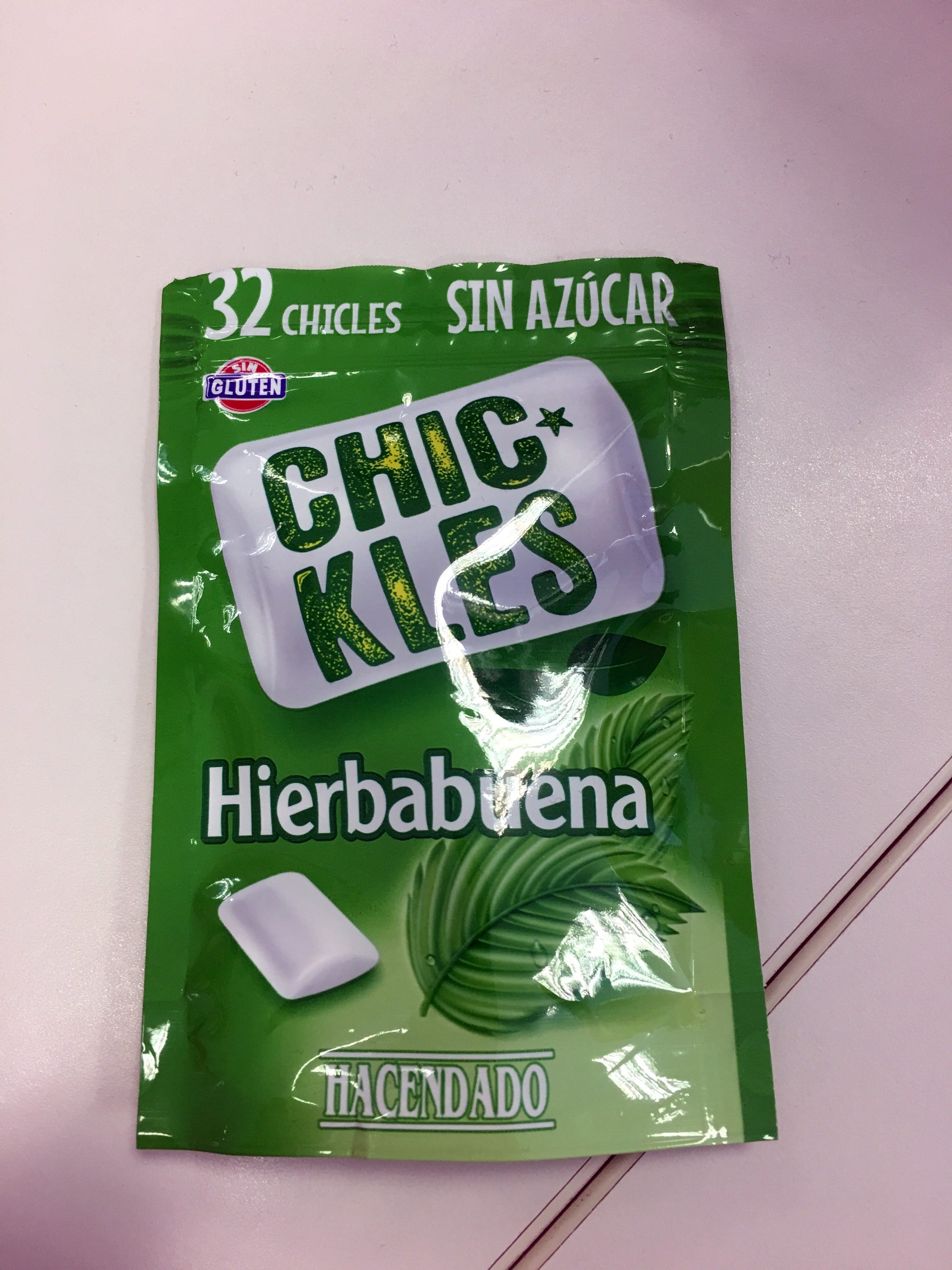 Chickles hierbabuena - Producte - es