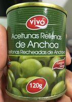 Aceitunas verdes rellenas de anchoa - Producte - es