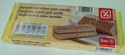 Waffer recheio sabor baunilha - Producte - pt