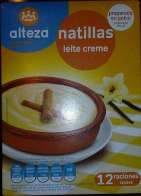 Natillas - Producte
