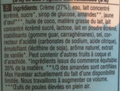Fairly Nuts - Ingredients - fr
